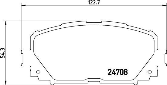 Brembo P 83 101 - Тормозные колодки, дисковые, комплект unicars.by