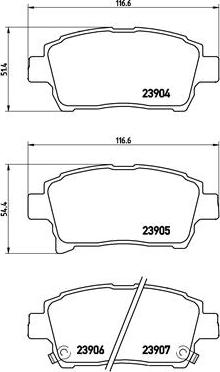 Brembo P 83 103 - Тормозные колодки, дисковые, комплект unicars.by