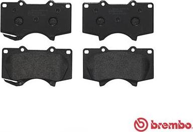 Brembo P 83 102 - Тормозные колодки, дисковые, комплект unicars.by