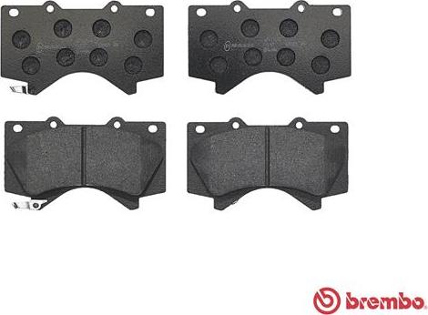 Brembo P 83 107 - Тормозные колодки, дисковые, комплект unicars.by