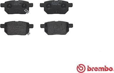 Brembo P 83 133 - Тормозные колодки, дисковые, комплект unicars.by