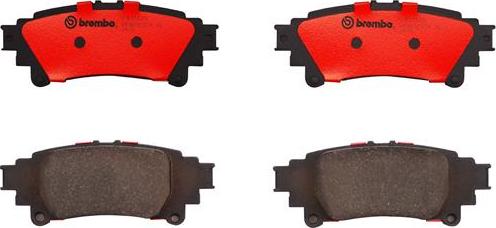 Brembo P83132N - Тормозные колодки, дисковые, комплект unicars.by