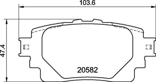 Brembo P 83 174 - Тормозные колодки, дисковые, комплект unicars.by