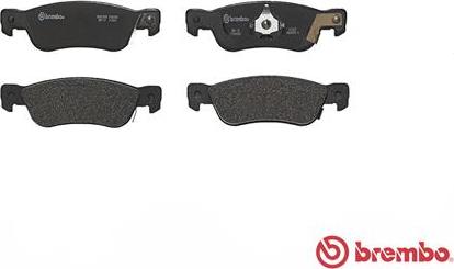 Brembo P 34 003 - Тормозные колодки, дисковые, комплект unicars.by