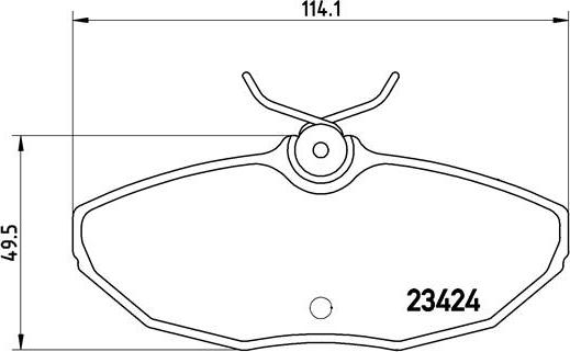 Brembo P 36 013 - Тормозные колодки, дисковые, комплект unicars.by