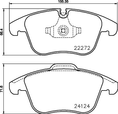 Brembo P 36 030 - Тормозные колодки, дисковые, комплект unicars.by