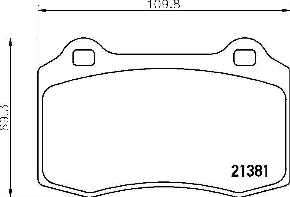 Brembo P 36 020X - Тормозные колодки, дисковые, комплект unicars.by