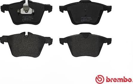 Brembo P 36 027 - Тормозные колодки, дисковые, комплект unicars.by