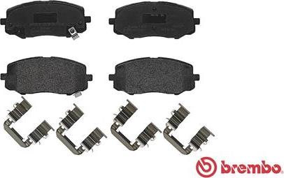 Brembo P 30 045 - Тормозные колодки, дисковые, комплект unicars.by