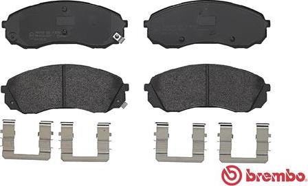 Brembo P 30 041 - Тормозные колодки, дисковые, комплект unicars.by