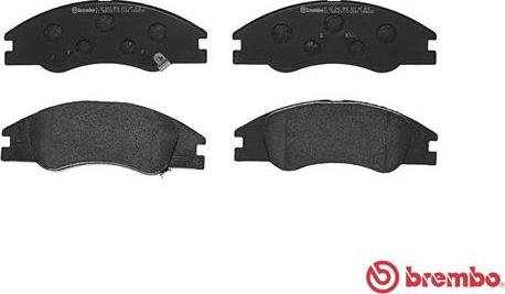 Brembo P 30 042 - Тормозные колодки, дисковые, комплект unicars.by