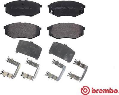 Brembo P 30 055 - Тормозные колодки, дисковые, комплект unicars.by