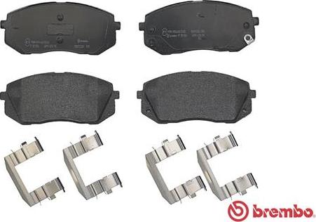 Brembo P 30 056 - Тормозные колодки, дисковые, комплект unicars.by