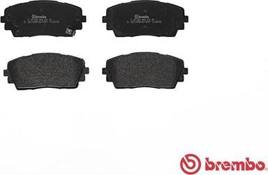 Brembo P 30 053 - Тормозные колодки, дисковые, комплект unicars.by