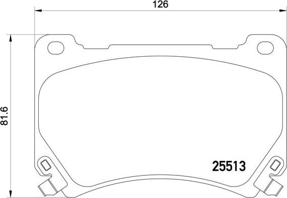 Brembo P 30 052 - Тормозные колодки, дисковые, комплект unicars.by