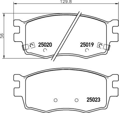 Brembo P 30 069 - Тормозные колодки, дисковые, комплект unicars.by