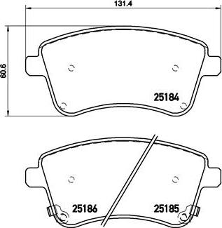 Brembo P 30 064 - Тормозные колодки, дисковые, комплект unicars.by