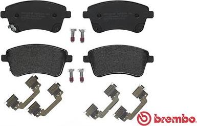 Brembo P 30 064 - Тормозные колодки, дисковые, комплект unicars.by