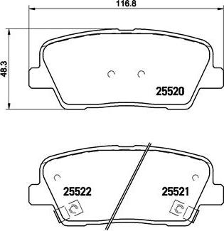 Brembo P 30 063 - Тормозные колодки, дисковые, комплект unicars.by