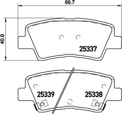 Brembo P 30 067X - Тормозные колодки, дисковые, комплект unicars.by