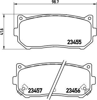 Brembo P 30 008 - Тормозные колодки, дисковые, комплект unicars.by