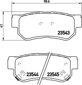 Brembo P 30 014 - Тормозные колодки, дисковые, комплект unicars.by