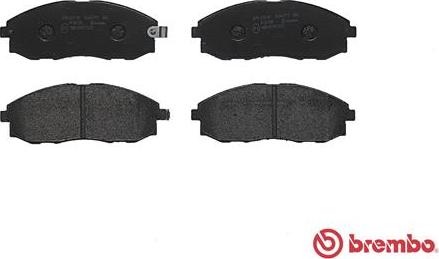 Brembo P 30 010 - Тормозные колодки, дисковые, комплект unicars.by