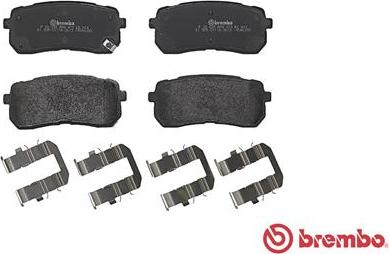 Brembo P 30 035 - Тормозные колодки, дисковые, комплект unicars.by