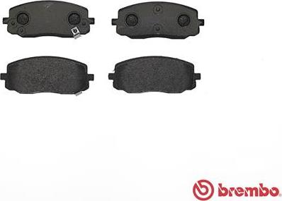 Brembo P 30 032 - Тормозные колодки, дисковые, комплект unicars.by