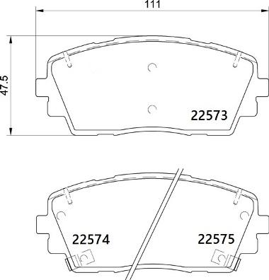 Brembo P 30 115 - Тормозные колодки, дисковые, комплект unicars.by