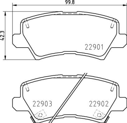 Brembo P 30 111 - Тормозные колодки, дисковые, комплект unicars.by