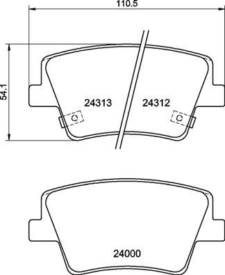 Brembo P 30 117 - Тормозные колодки, дисковые, комплект unicars.by