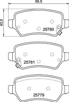 Brembo P 30 120 - Тормозные колодки, дисковые, комплект unicars.by