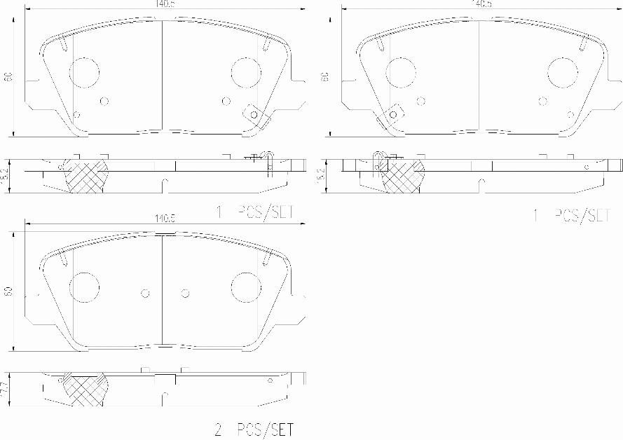 Brembo P 30 128 - Тормозные колодки, дисковые, комплект unicars.by