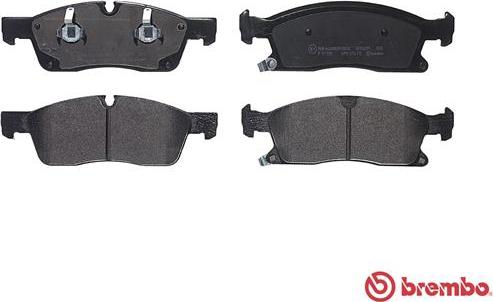 Brembo P 37 015 - Тормозные колодки, дисковые, комплект unicars.by