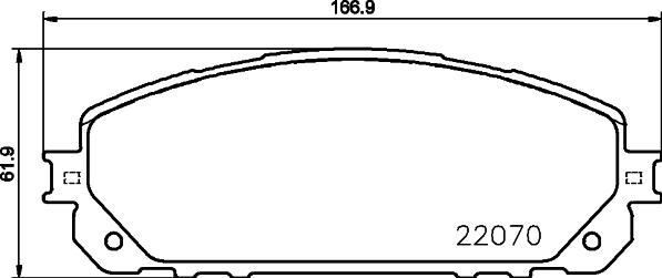 Brembo P 37 021 - Тормозные колодки, дисковые, комплект unicars.by