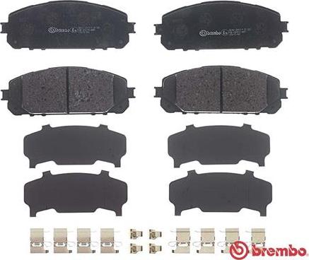 Brembo P 37 021 - Тормозные колодки, дисковые, комплект unicars.by