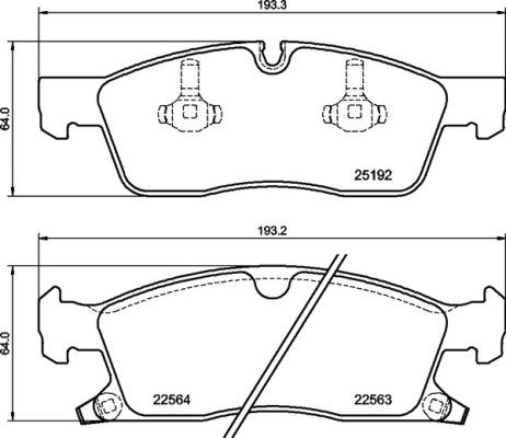 Brembo P 37 027 - Тормозные колодки, дисковые, комплект unicars.by