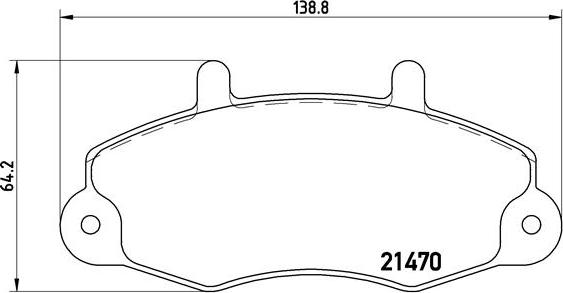 Brembo P 24 049 - Тормозные колодки, дисковые, комплект unicars.by