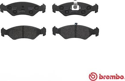 Brembo P 24 044 - Тормозные колодки, дисковые, комплект unicars.by