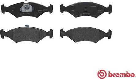 Brembo P 24 043 - Тормозные колодки, дисковые, комплект unicars.by