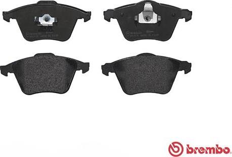 Brembo P 24 057 - Тормозные колодки, дисковые, комплект unicars.by