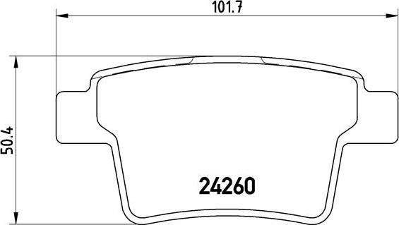 Brembo P 24 063 - Тормозные колодки, дисковые, комплект unicars.by