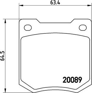 Brembo P 24 003 - Тормозные колодки, дисковые, комплект unicars.by