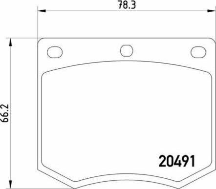 Brembo P 24 002 - Тормозные колодки, дисковые, комплект unicars.by