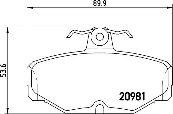 Brembo P 24 018 - Тормозные колодки, дисковые, комплект unicars.by