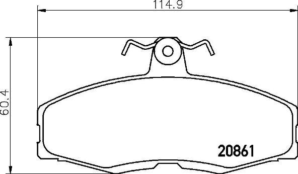 Brembo P 24 013 - Тормозные колодки, дисковые, комплект unicars.by