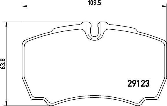 Brembo P 24 084 - Тормозные колодки, дисковые, комплект unicars.by