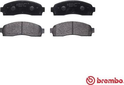 Brembo P 24 081 - Тормозные колодки, дисковые, комплект unicars.by