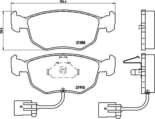 Brembo P 24 035 - Тормозные колодки, дисковые, комплект unicars.by